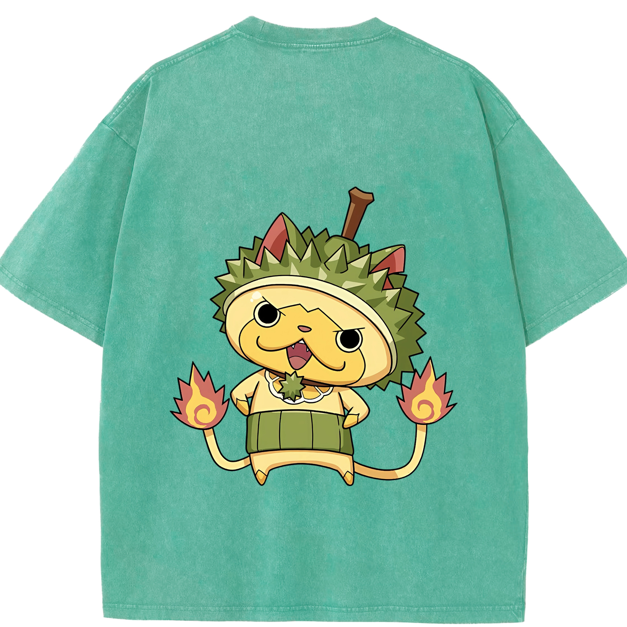 （画像用） 妖怪ウォッチ Yo-kai Watch 綿100% ヴィンテージ風 半袖Tシャツ（背面プリント）